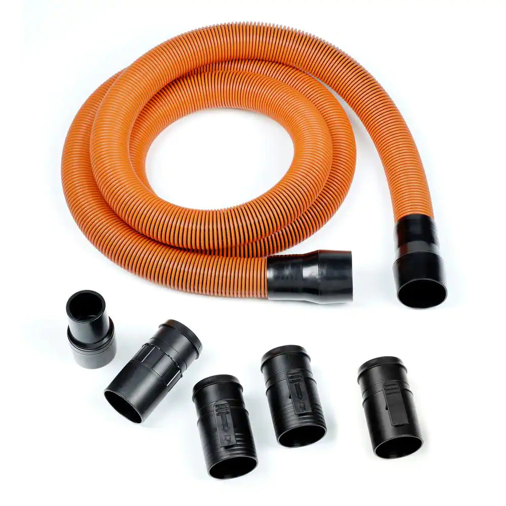 RIDGID  1-7/8 in. x 10 ft. Pro-Grade Locking Vacuum Hose Kit for RIDGID Wet/Dry Shop Vacuums