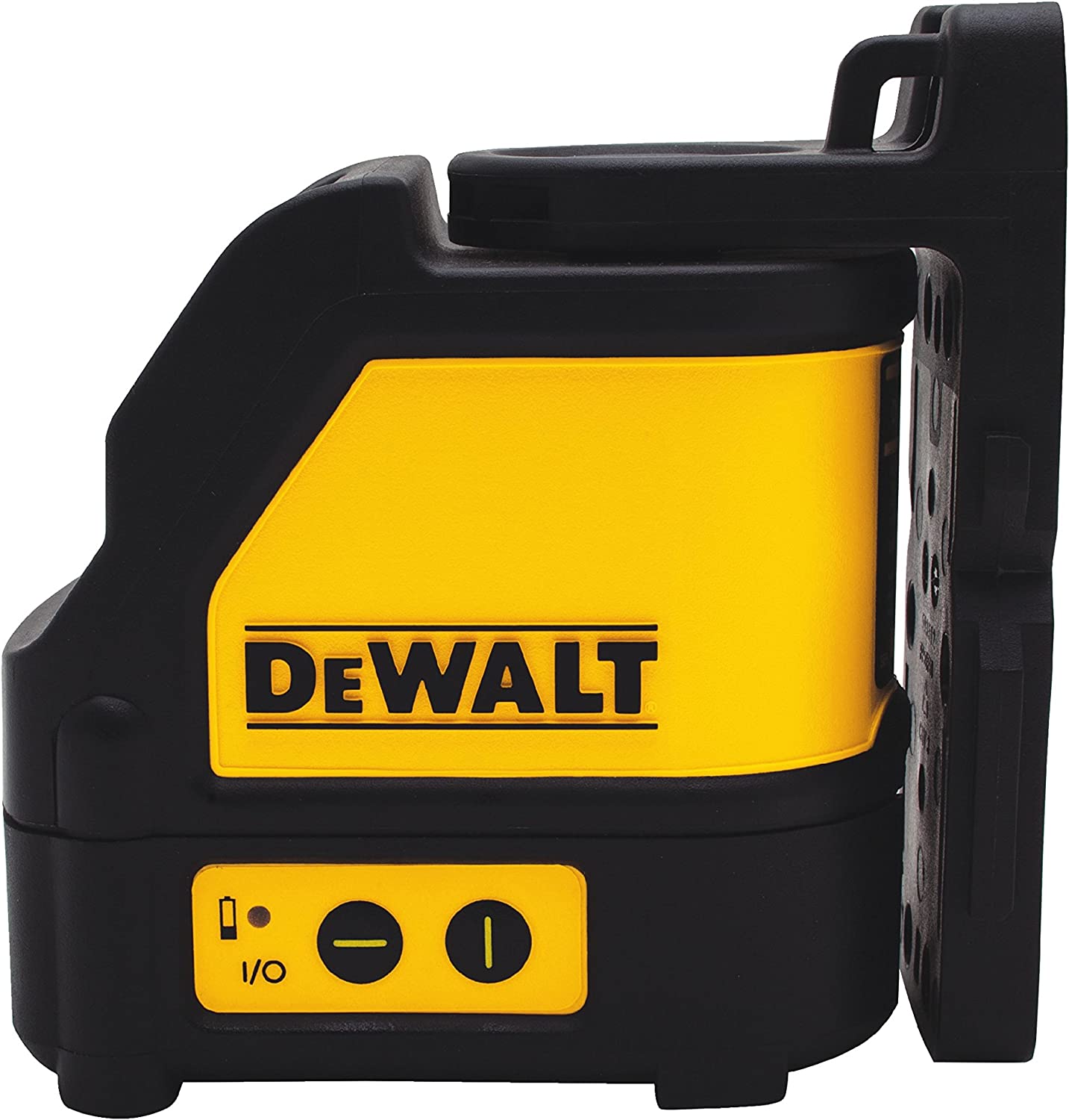 DEWALT  100 ft. Green Self-Leveling Cross Line Laser Level with (3) AA Batteries & Case