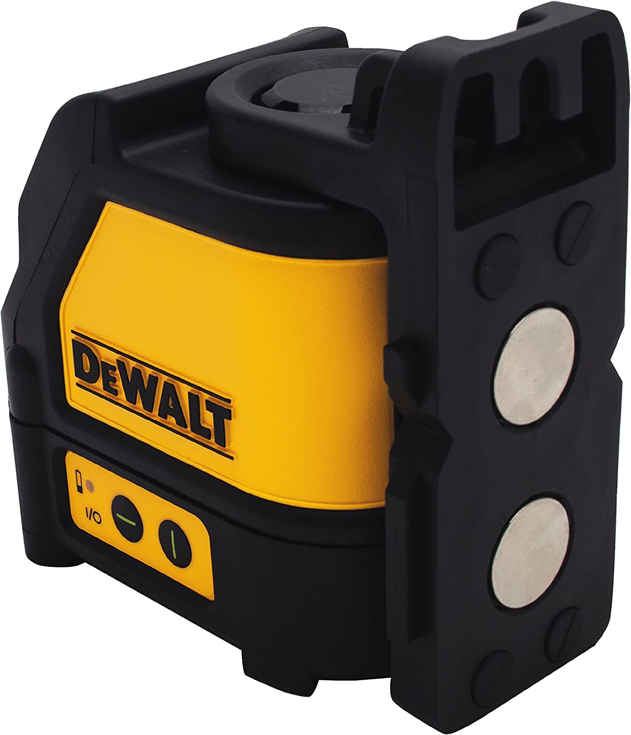 DEWALT  100 ft. Green Self-Leveling Cross Line Laser Level with (3) AA Batteries & Case