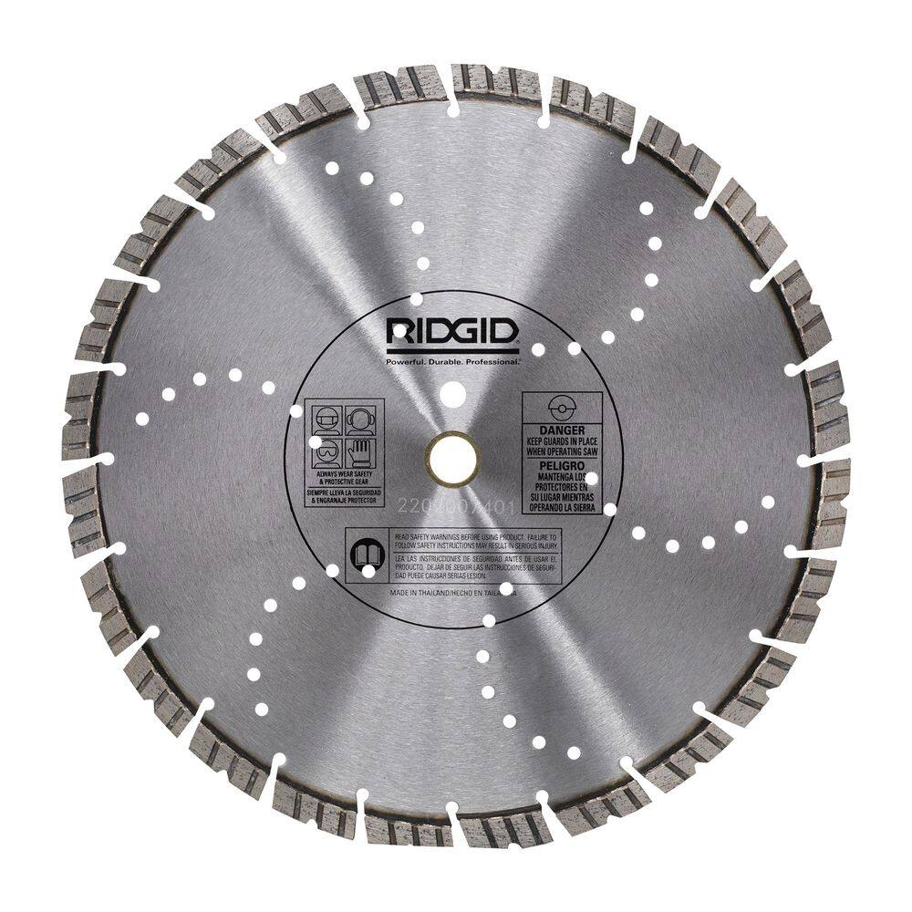 RIDGID 14 in. Dual Purpose XTR Diamond Blade