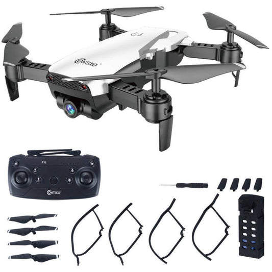 CONTIXO FPV Drone, Camera 1080P HD RC Quad 6 Axis Gyro, Optical Flow, Wi-Fi, Altitude Hold, Gesture Control, Headless Mode