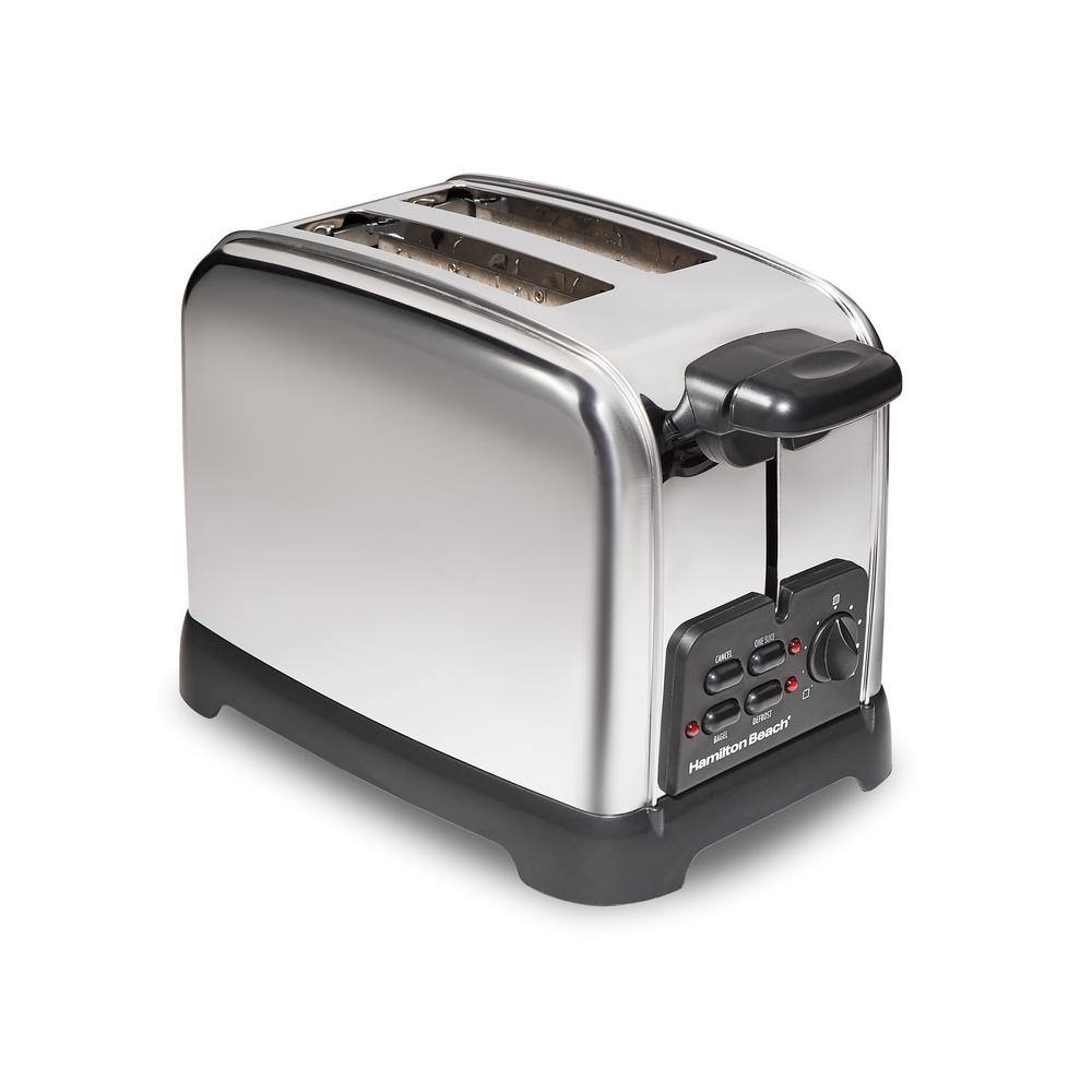 Hamilton Beach 850-Watt 2-Slice Stainless Steel Toaster