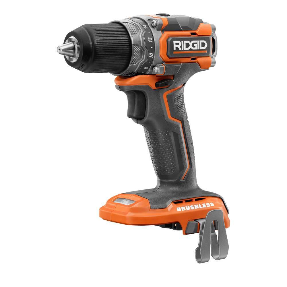 RIDGID 18V Lithium-Ion Brushless Cordless SubCompact 1/2 in. Drill/Driver (Tool-Only)