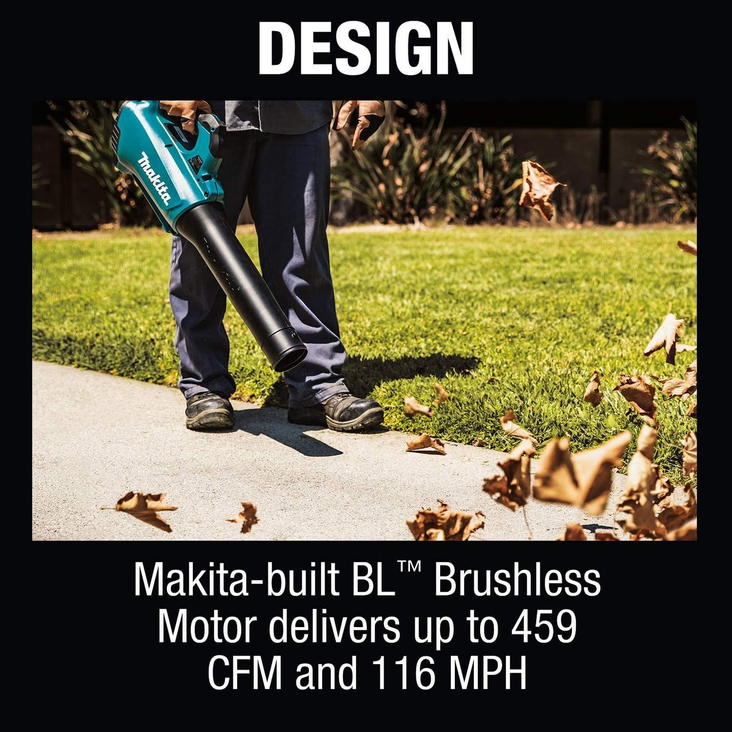 Makita  116 MPH 459 CFM 18-Volt LXT Lithium-Ion Brushless Cordless Blower (Tool-Only)