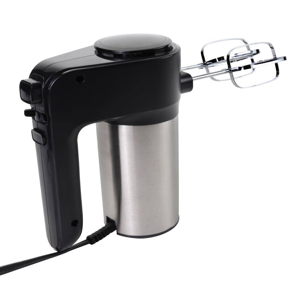 Total Chef 6-Speed Electric Hand Mixer, 250W Motor with Turbo Boost and Interchangeable Accessories