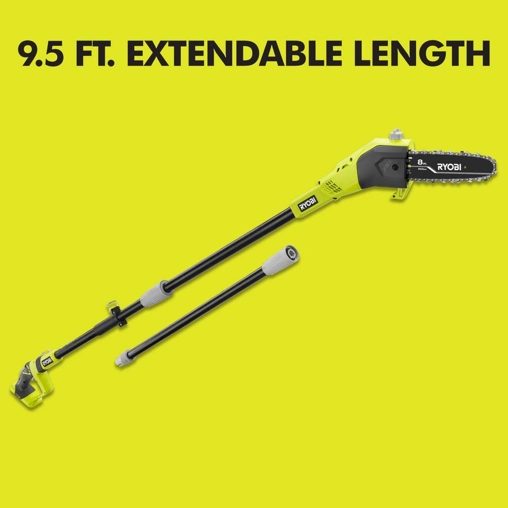 RYOBI ONE+ 18V 8 in. Cordless Battery Pole Saw (Tool Only)