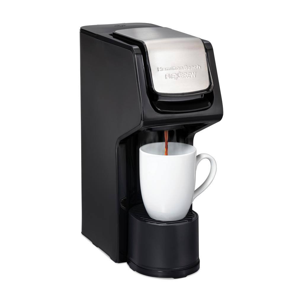 Hamilton Beach FlexBrew Dual Black 1- Cup Drip Coffee Maker