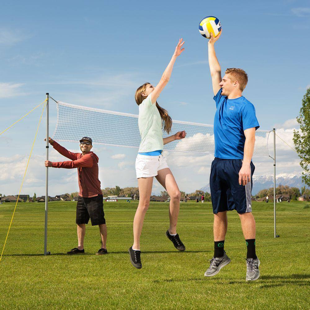 Lifetime 3 Sport Volleyball, Badminton and Pickleball Game Set