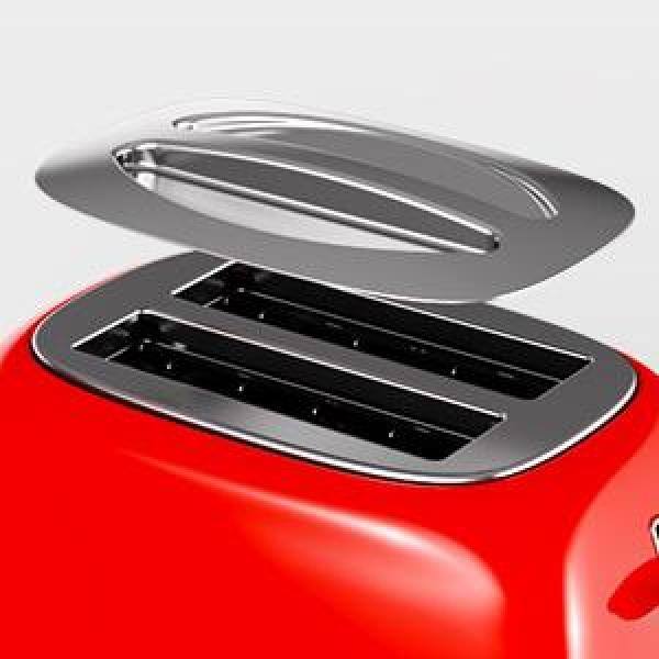 Galanz 2 Slice Retro Red Wide Slot Toaster