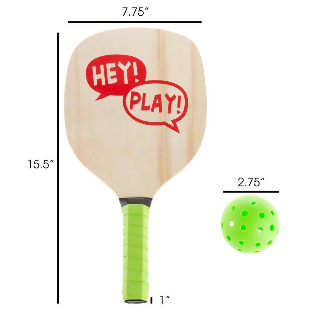 Hey! Play! Paddle Ball Game Set