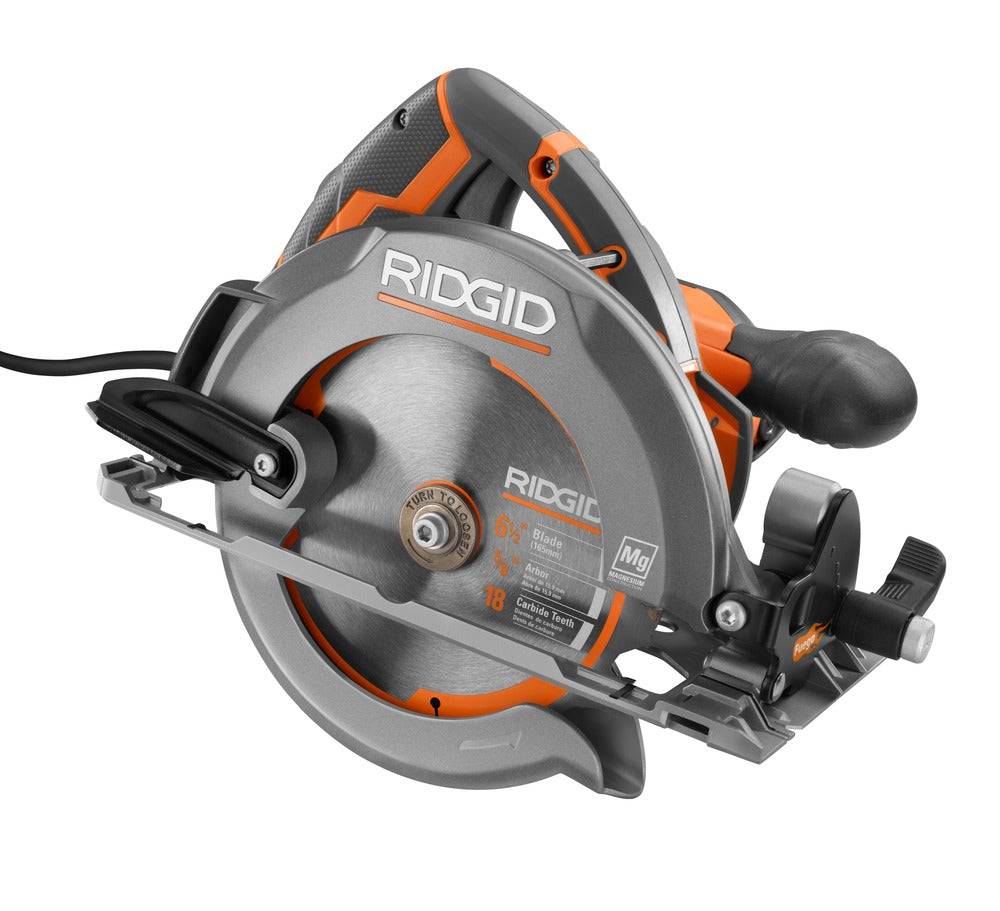 RIDGID 12 Amp Corded 6-1/2 in. Magnesium Compact Framing Circular Saw