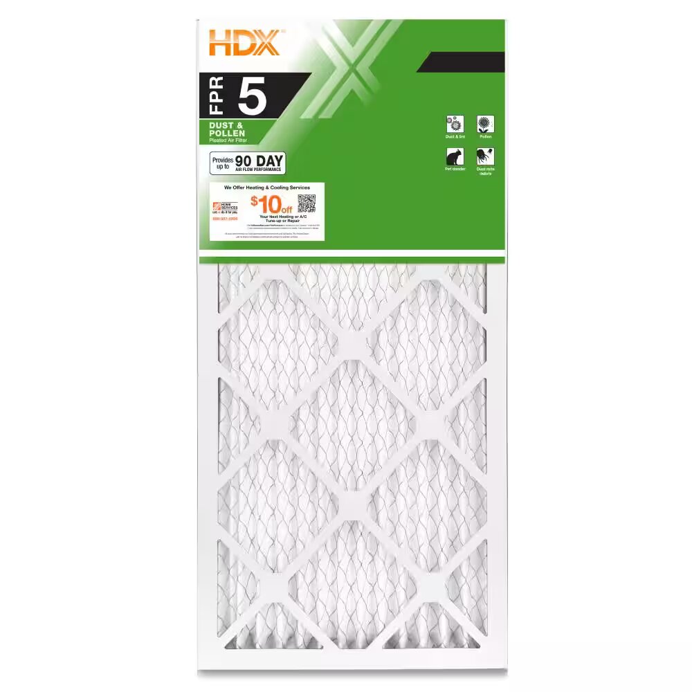 HDX 12 in. x 36 in. x 1 in. Standard Pleated Air Filter FPR 5