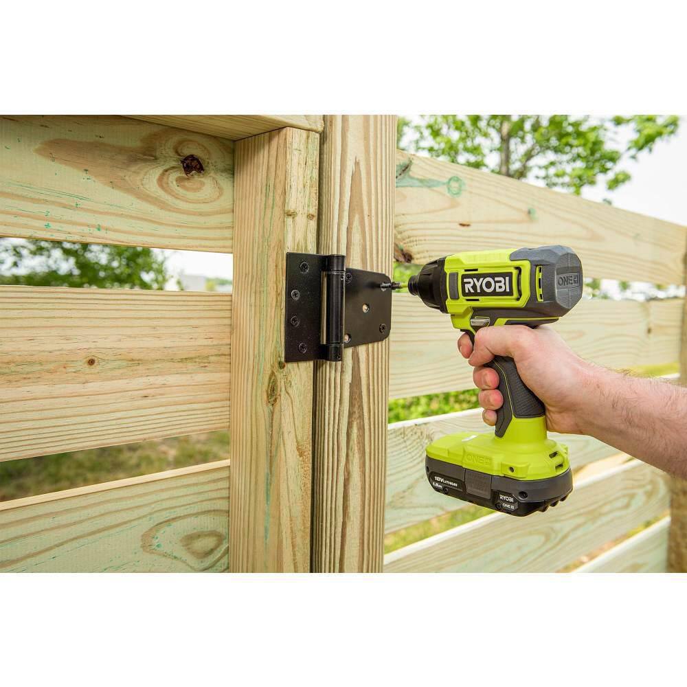 RYOBI ONE+ 18V Cordless 2-Tool Combo Kit with Drill/Driver, Impact Driver, (2) 1.5 Ah Batteries, and Charger