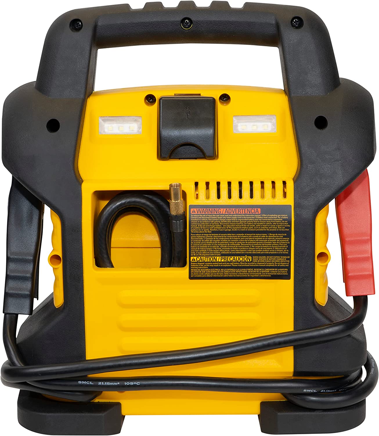 DEWALT  1400 Peak Amp Portable Car Jump Starter with Digital Compressor