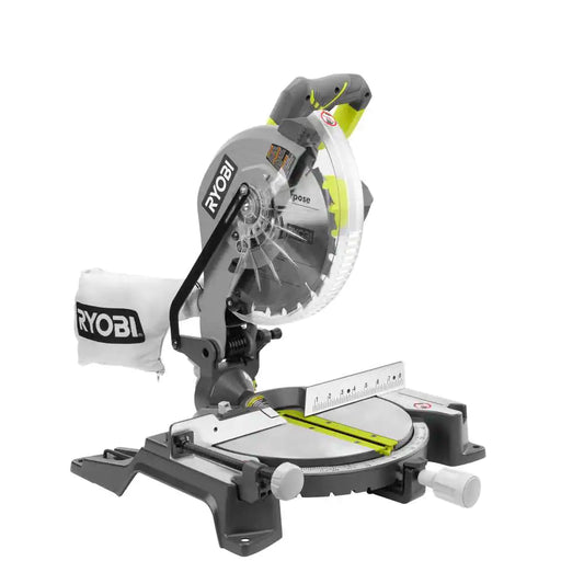 RYOBI  14 Amp Corded 10 in. Compound Miter Saw with LED Cutline Indicator