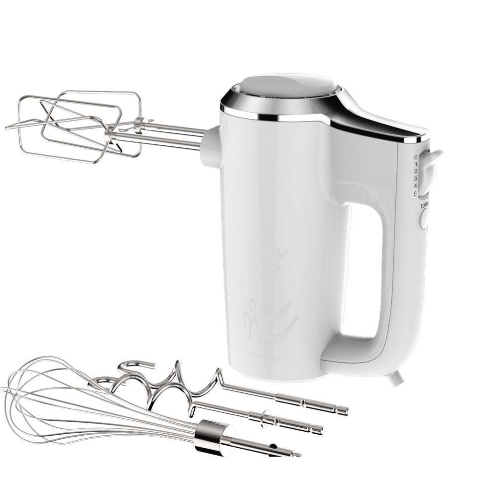 Courant 5-Speed White Hand Mixer with Eject Button