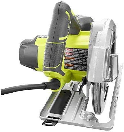 RYOBI  15 Amp Corded 7-1/4 in. Circular Saw with EXACTLINE Laser Alignment System, 24T Carbide Tipped Blade, Edge Guide and Bag