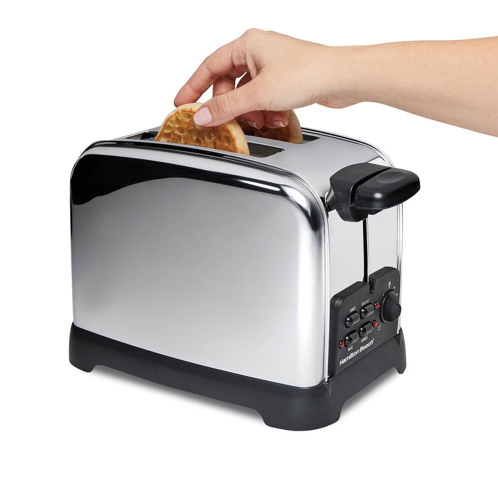 Hamilton Beach 850-Watt 2-Slice Stainless Steel Toaster