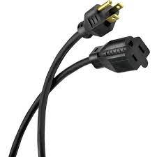 HDX 15 ft. 16/3 Indoor/Outdoor Extension Cord, Black