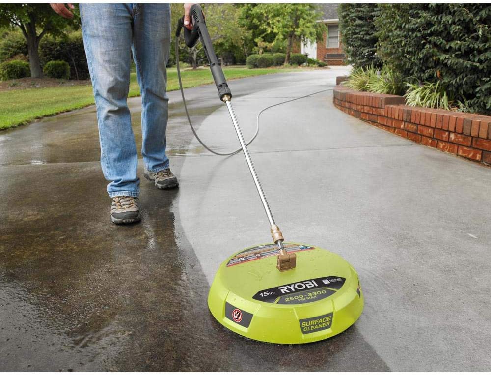 RYOBI 15 in. 3300 PSI Surface Cleaner for Gas Pressure Washer