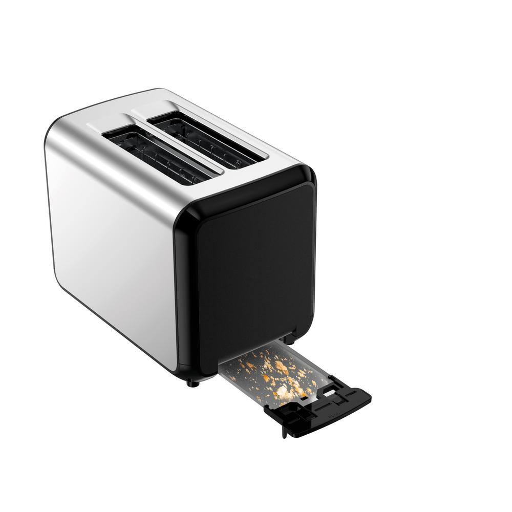 Krups Black My Memory Digital Stainless Steel 2-Slot Toaster