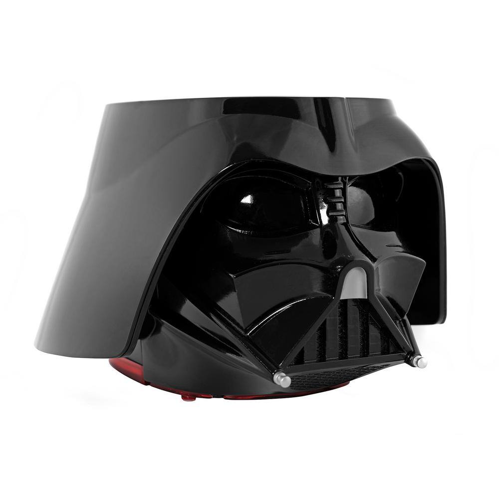 Uncanny Brands Black Star Wars Darth Vader Halo Two-Slice Toaster -- Lights-Up and Makes Lightsaber Sounds