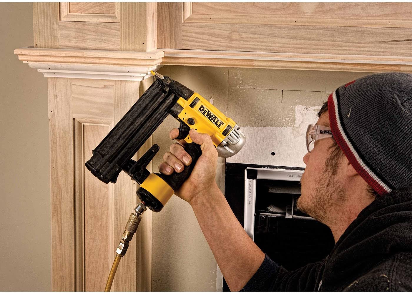 DEWALT  18-Gauge Pneumatic Corded Brad Nailer