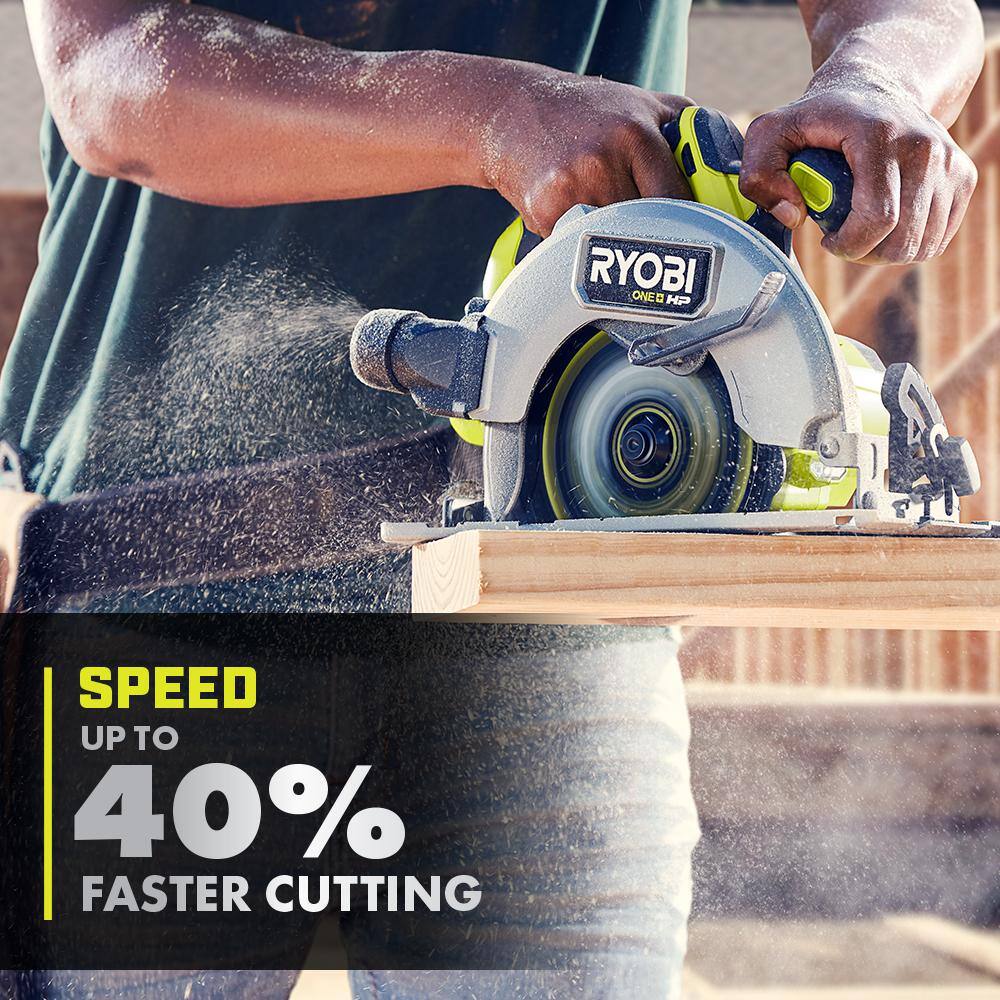 RYOBI ONE+ HP 18V Brushless Cordless 7-1/4 in. Circular Saw (Tool Only)