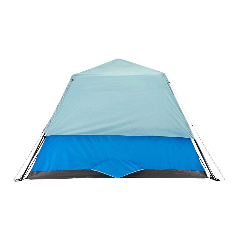 QuickCamp 6-Person 3 Season Cabin Tent with Rainfly and Carry Bag, Blue