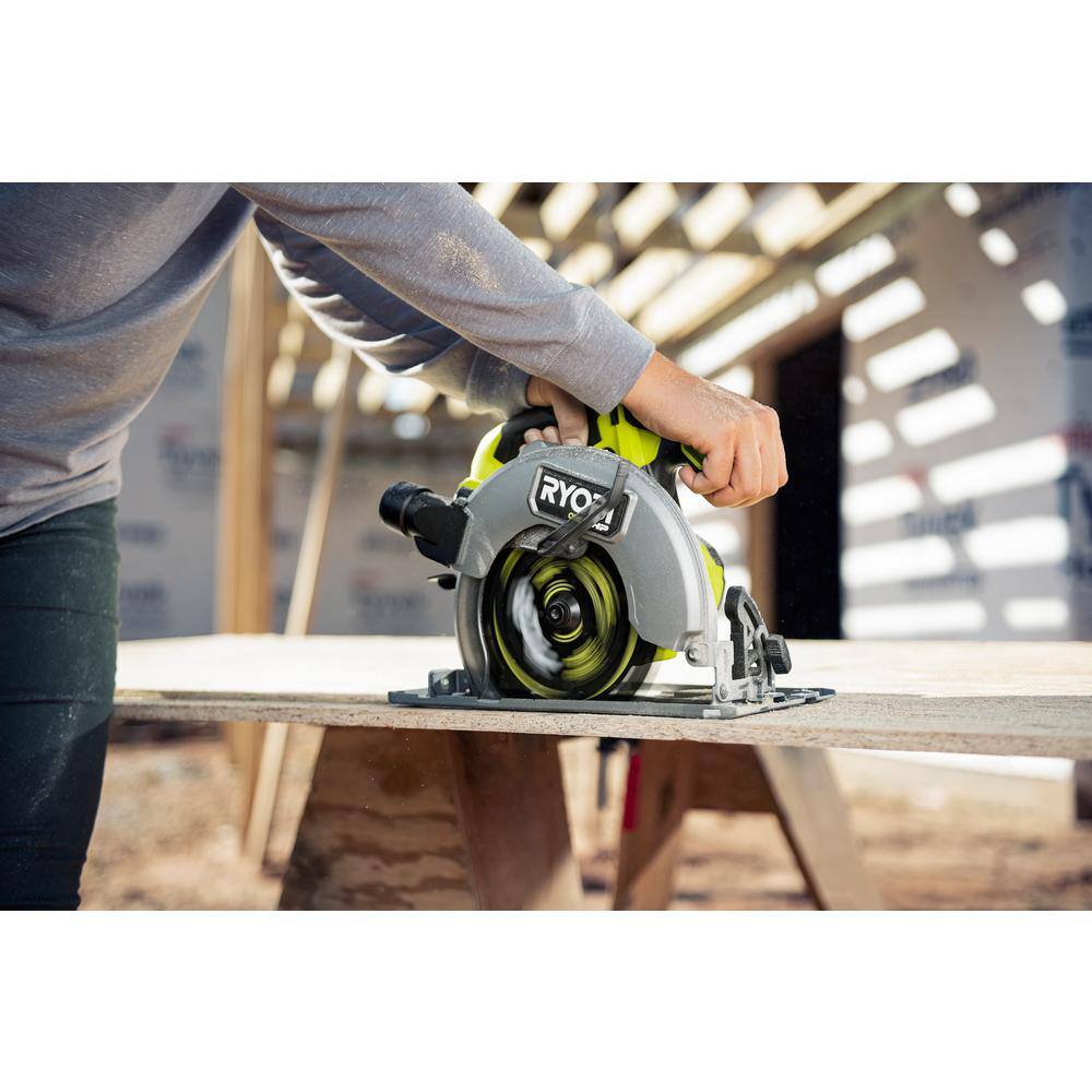 RYOBI ONE+ HP 18V Brushless Cordless 7-1/4 in. Circular Saw (Tool Only)