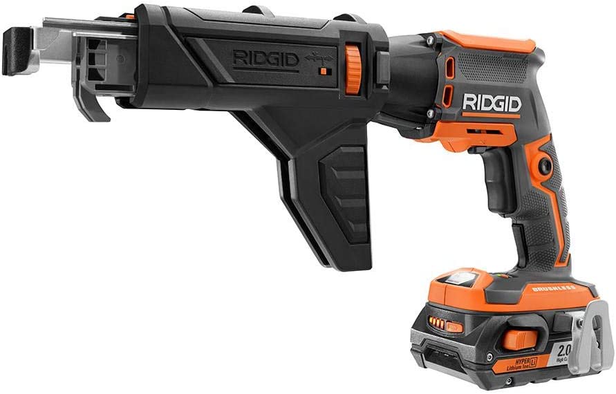 RIDGID 18V Brushless Cordless Drywall Screwdriver with Collated Attachment (Tool Only)