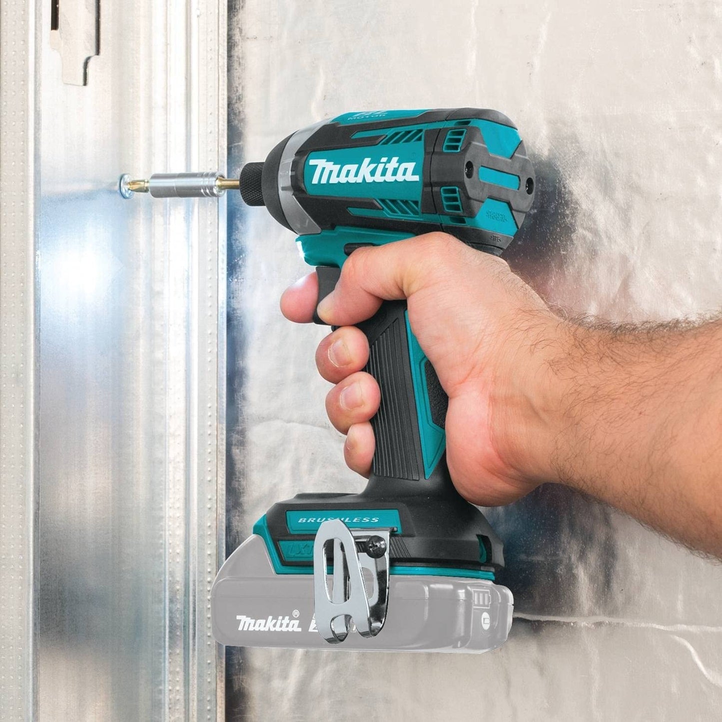 Makita  18V LXT Lithium-Ion Brushless 1/4 in. Cordless Quick-Shift Mode 3-Speed Impact Driver (Tool Only)