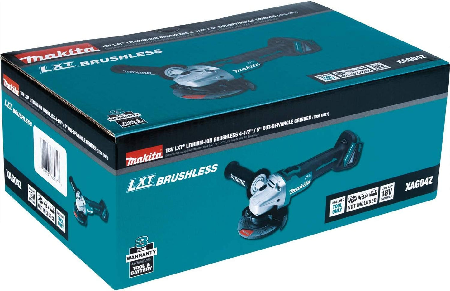 Makita  18V LXT Lithium-Ion Brushless Cordless 4-1/2 in./5 in. Cut-Off/Angle Grinder (Tool-Only)