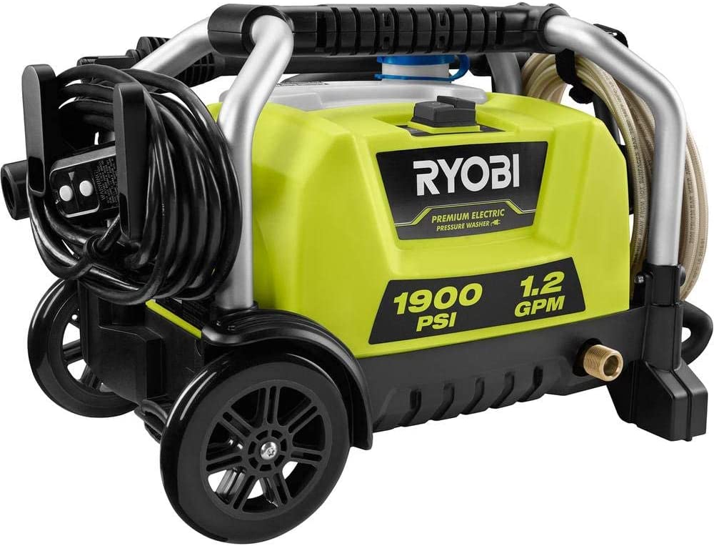 RYOBI  1900 PSI 1.2 GPM Cold Water Wheeled Corded Electric Pressure Washer