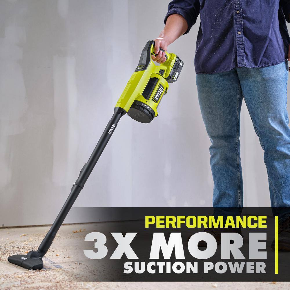 RYOBI ONE+ HP 18V Brushless Cordless Jobsite Hand Vacuum (Tool Only)