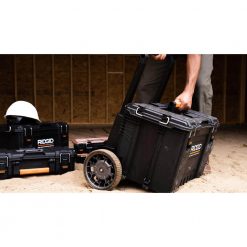 RIDGID  2.0 Pro Gear System 25 in. All Terrain Rolling Tool Cart