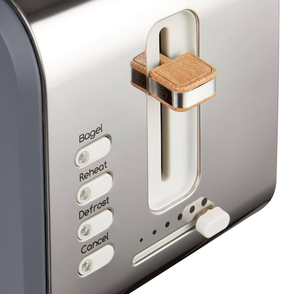 Nordic 2-Slice Toaster - Grey