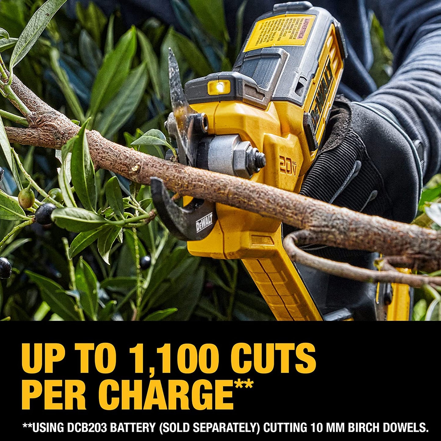 DEWALT  20V MAX Cordless Battery Powered Pruner (Tool Only)