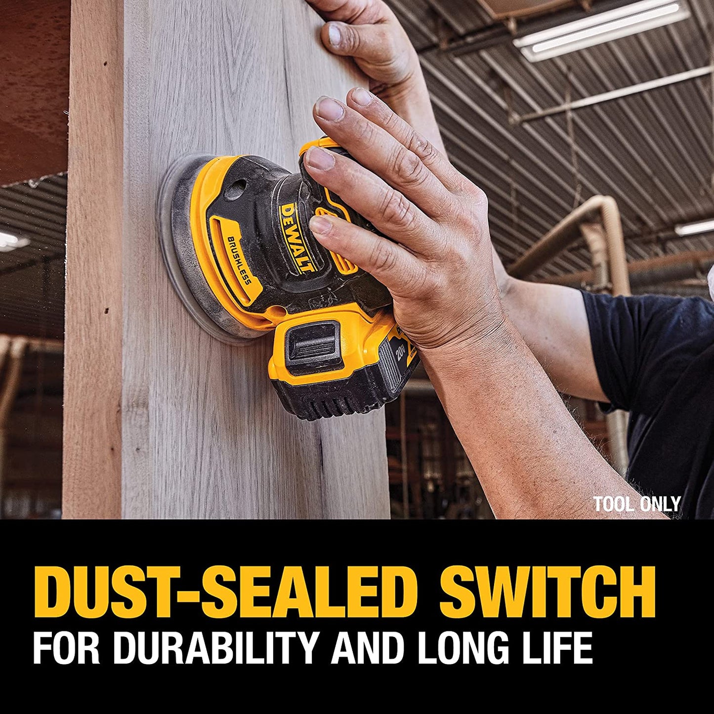 DEWALT  20V MAX XR Cordless Brushless 5 in. Random Orbital Sander (Tool Only)