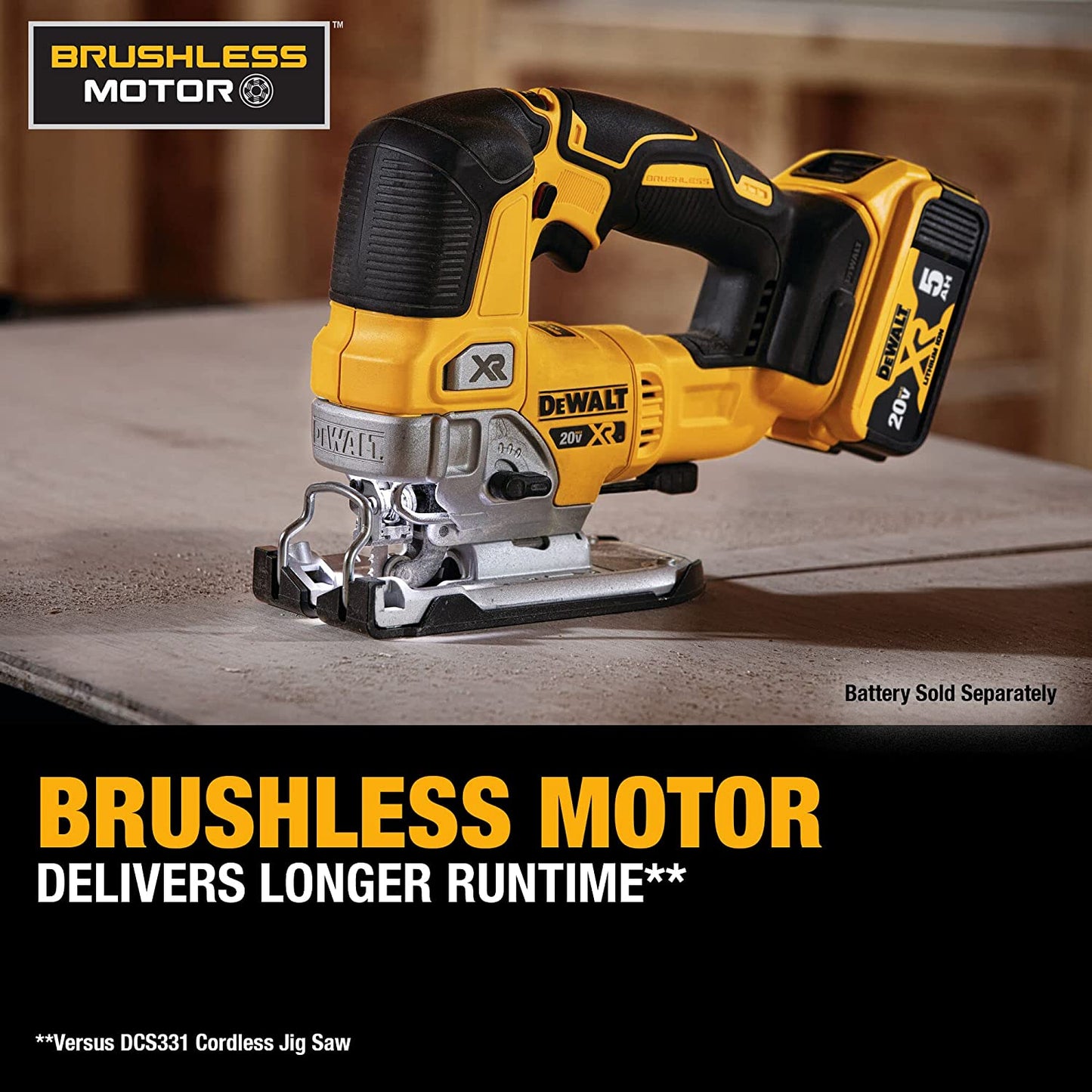 DEWALT  20V MAX XR Cordless Brushless Jigsaw (Tool Only)