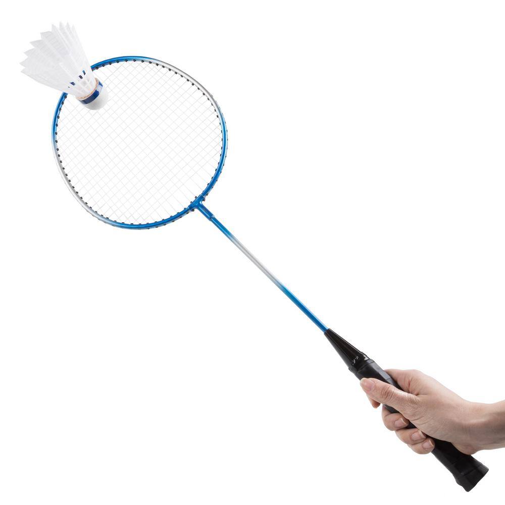 Bike Lane Outdoor Badminton Game - Complete Set with All Accessories and Carrying Case