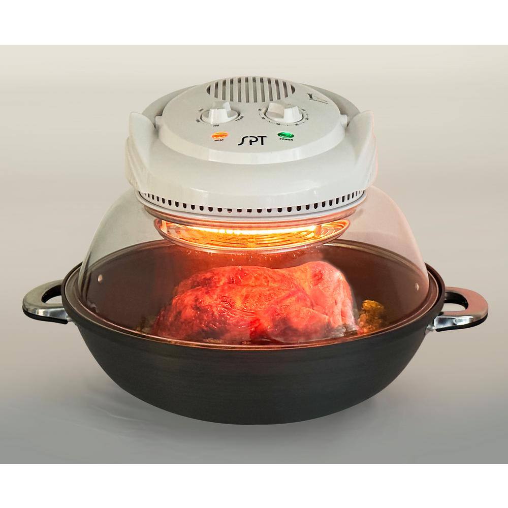 SPT 1200 W Wok and Convection Countertop Oven with Built-In Timer