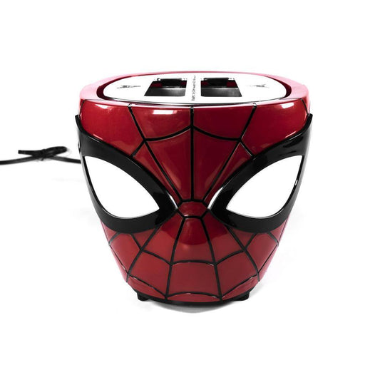 Uncanny Brands 900-Watt Marvel's Spider-Man Red 2-Slice Toaster