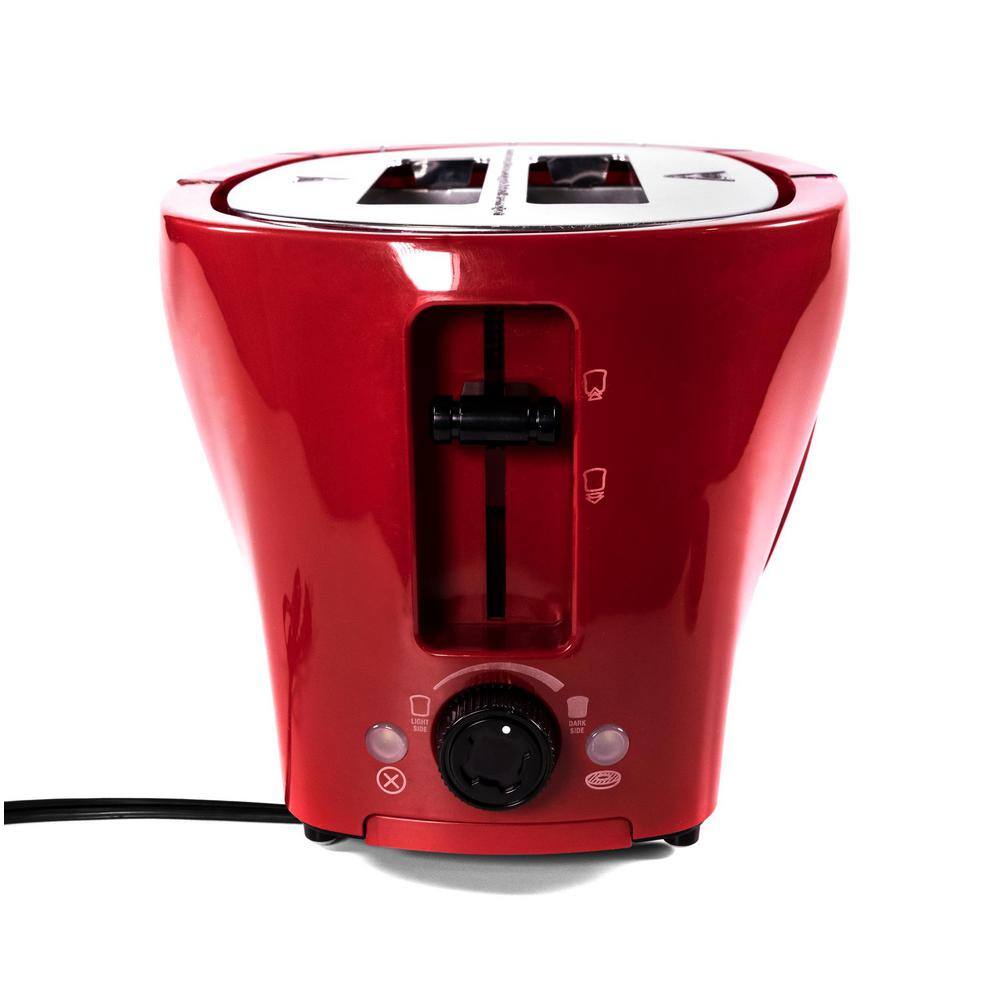 Uncanny Brands 900-Watt Marvel's Spider-Man Red 2-Slice Toaster