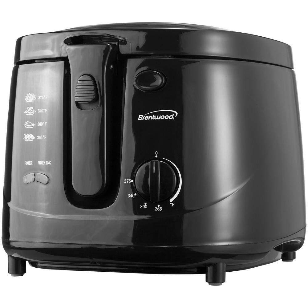 Brentwood Appliances 2.6 qt. Black Electric Deep Fryer