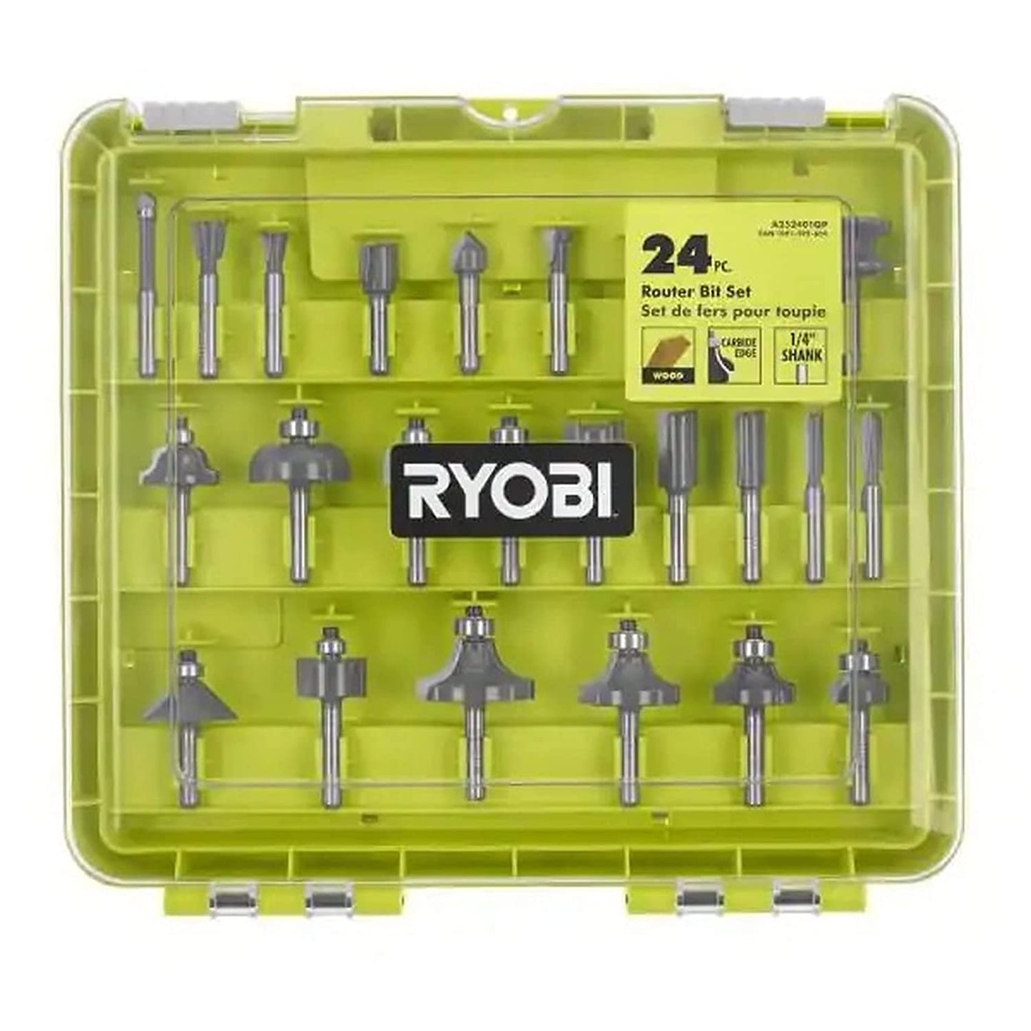 RYOBI 24-Piece Router Bit Set