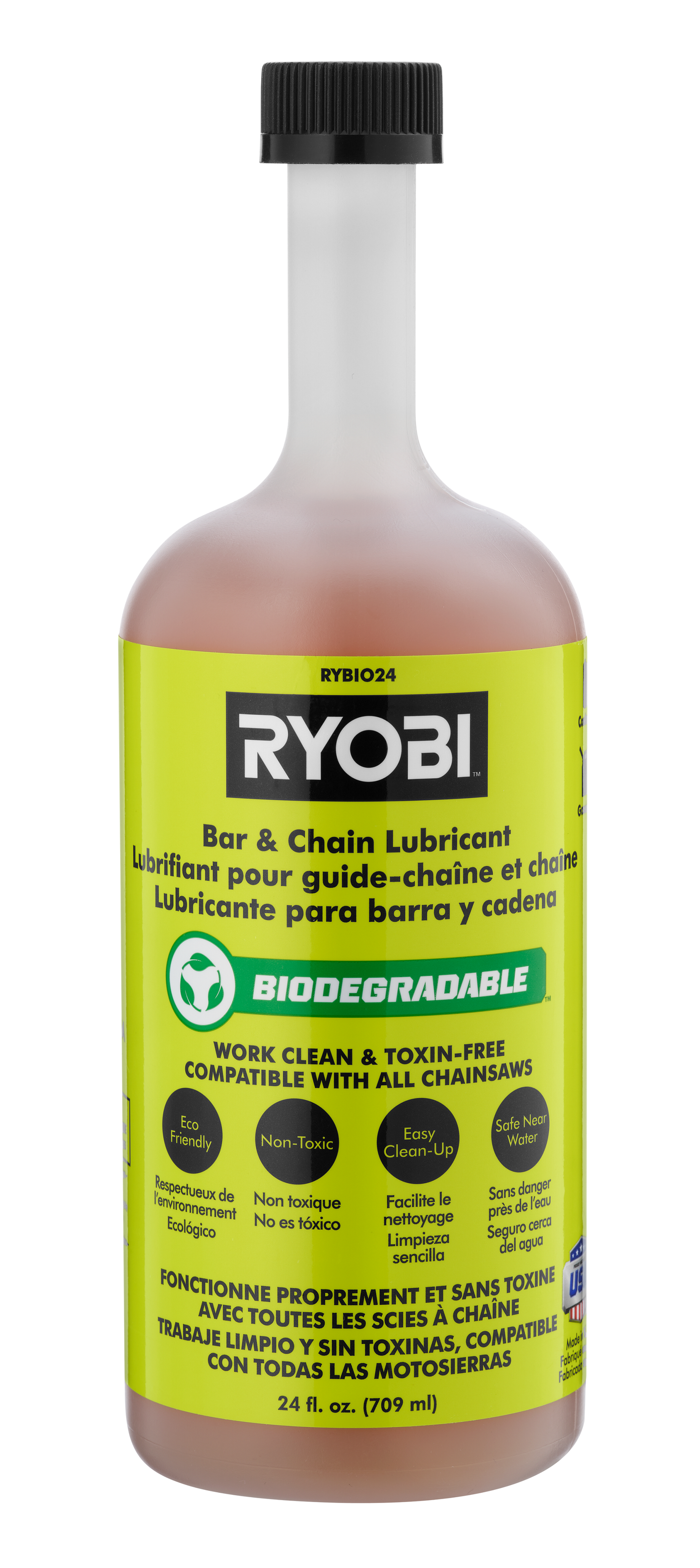 RYOBI 24 oz. Biodegradable Bar and Chain Oil (2-Pack)