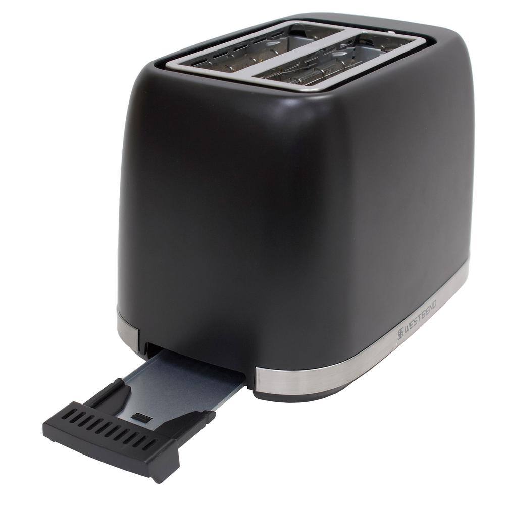 West Bend 2-Slice Toaster, in Black