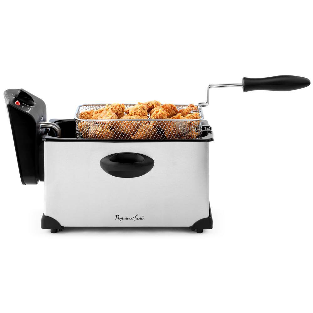 Continental Professional Series 3 qt. Stainless Steel Deep Fryer