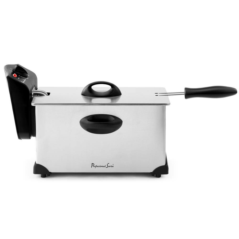 Continental Professional Series 3 qt. Stainless Steel Deep Fryer